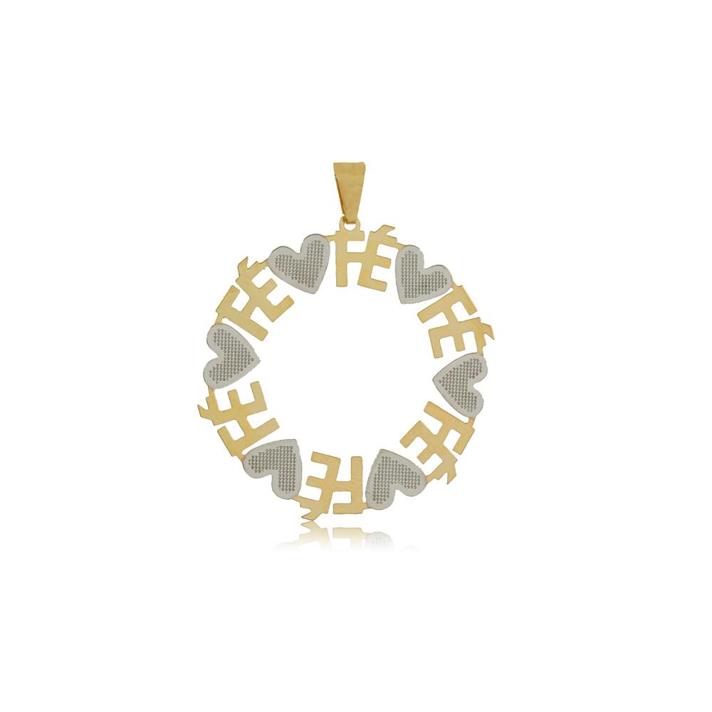 26320 18K Gold Layered Pendant