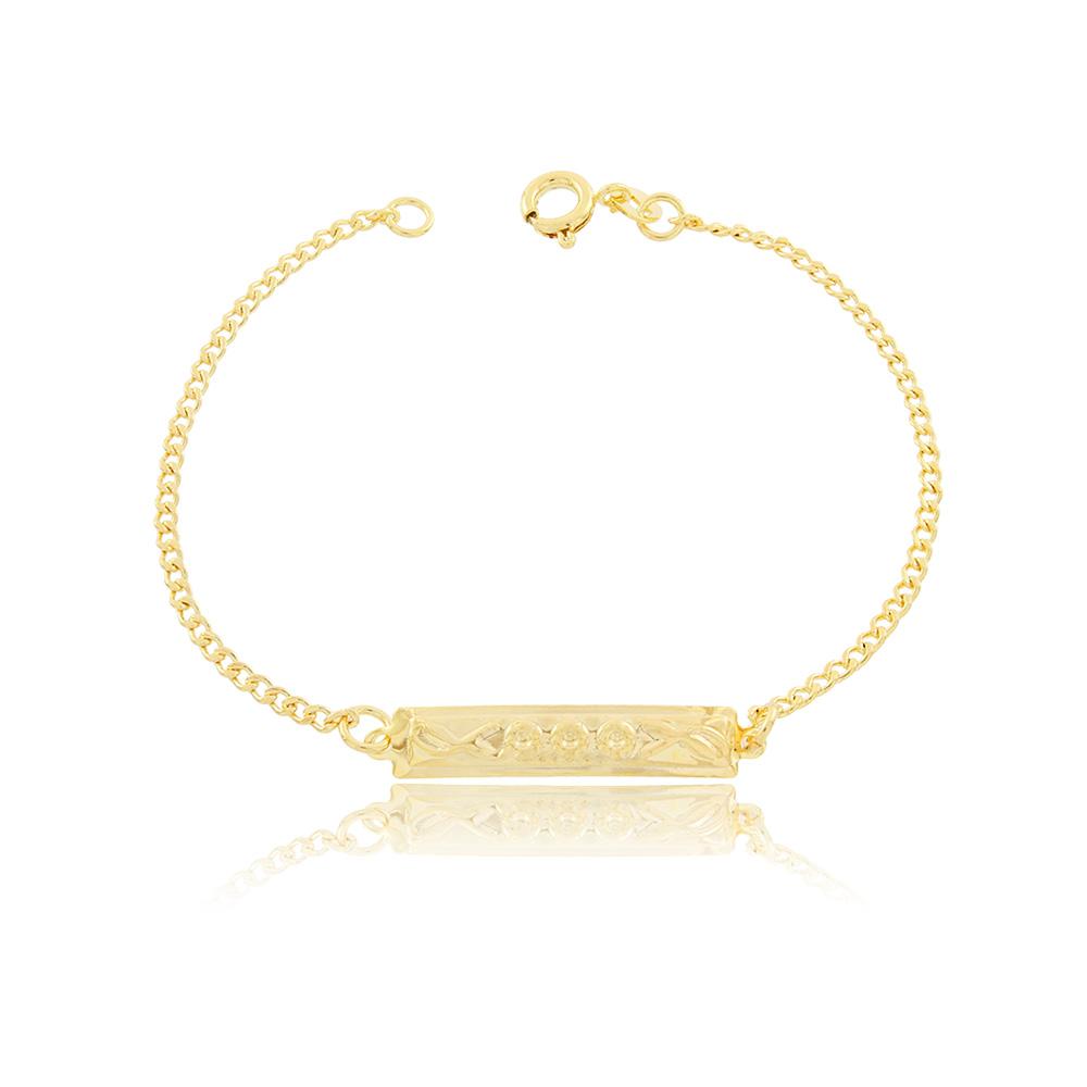 86032 18K Gold Layered Bracelet 16cm/6.4in