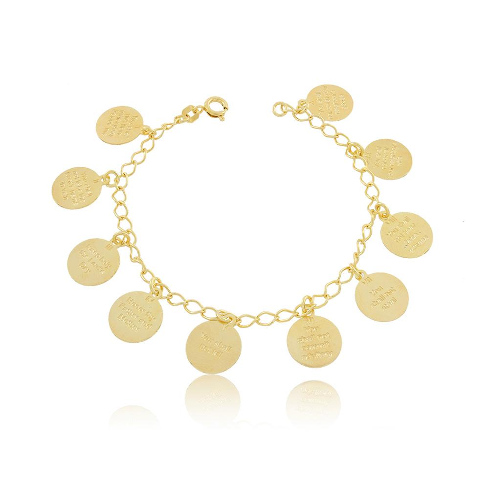 86083 Bracelet 10 COMMANDMENTS 18cm/7in