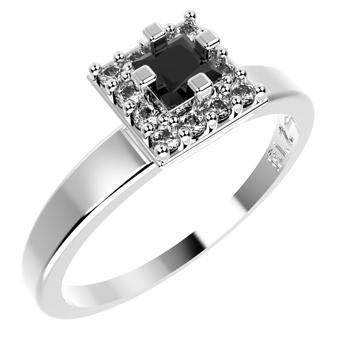 Tarnish Resistant, Nickel free and Hypoallergenic for Sensitive skin, Black/Clear CZ 7