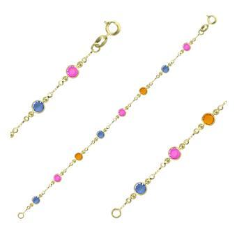 Tarnish Resistant, Nickel free and Hypoallergenic for Sensitive skin, Apparel and Accessories, Jewelry, Necklaces Beaded Chain Necklace Finished in 18K Yellow Gold Women Jewelry 41451