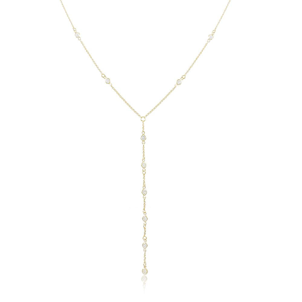 Tarnish Resistant, Nickel free and Hypoallergenic for Sensitive skin, Apparel and Accessories, Jewelry, Necklaces Necklace Finished in 18K Yellow Gold Women Jewelry 46130