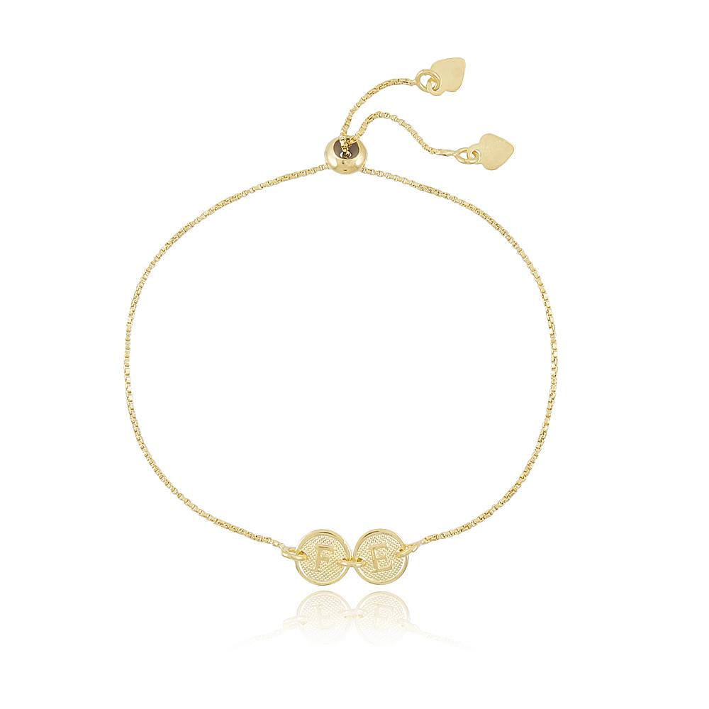 Tarnish Resistant, Nickel free and Hypoallergenic for Sensitive skin, Apparel and Accessories, Jewelry, Bracelets Bracelet Finished in 18K Yellow Gold Women Jewelry 86129