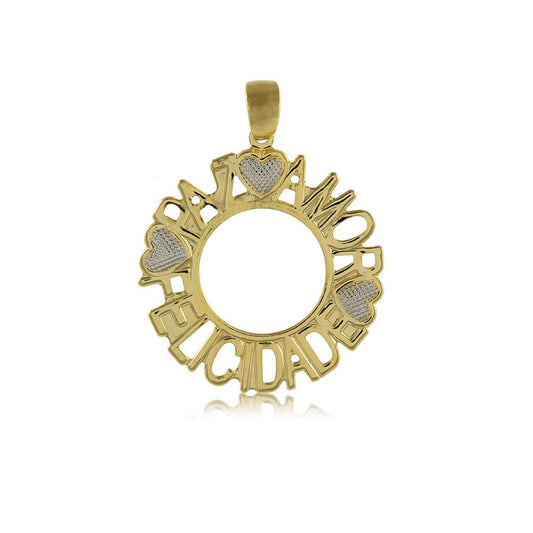 20182R 18K Gold Layered Pendant
