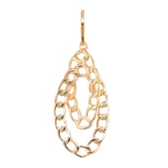 21926v 18K Gold Layered Pendant