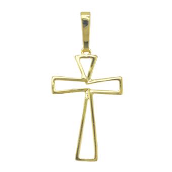 21958 Cross Pendant Gold Layered