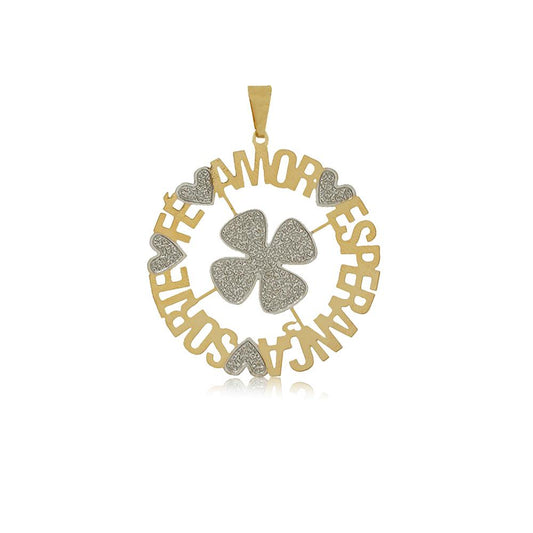 26316 18K Gold Layered Pendant
