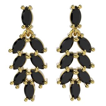 31481 18K Gold Layered CZ Earring