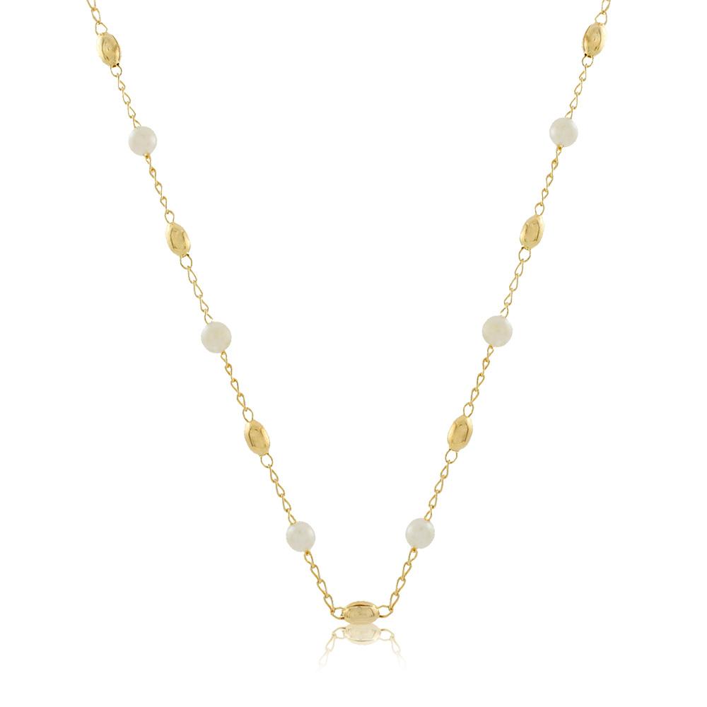46033 18K Gold Layered 45Necklace 45cm/18in