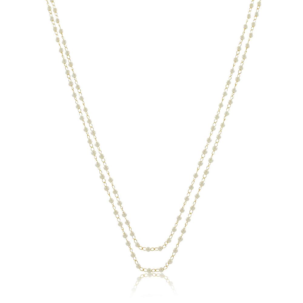 46034 18K Gold Layered 120Necklace 120cm/48in