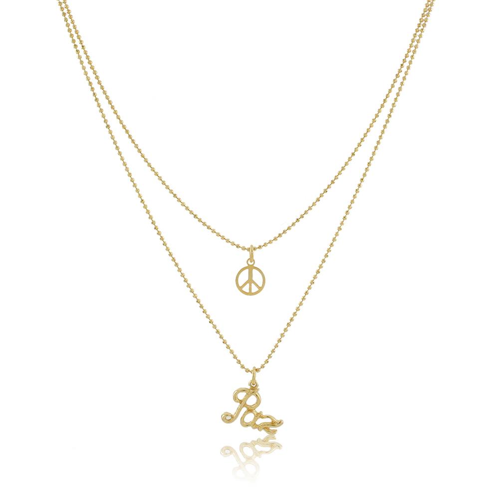 46071 18K Gold Layered Necklace 50cm/20in