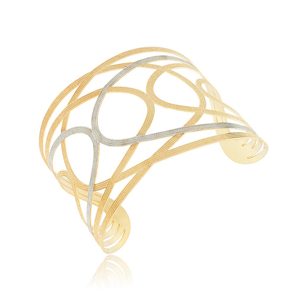 86021 18K Gold Layered Bracelet Adjustable