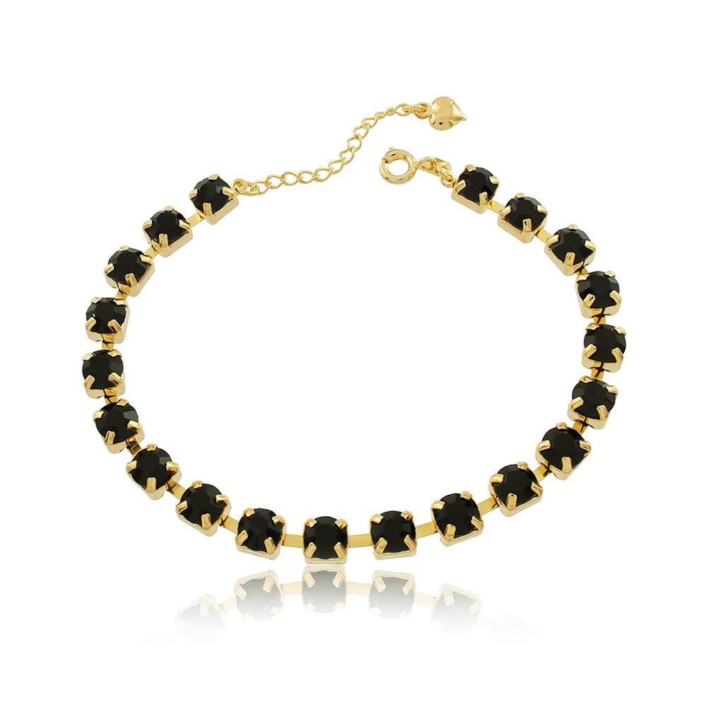 86061 18K Gold Layered Bracelet 18cm/7in