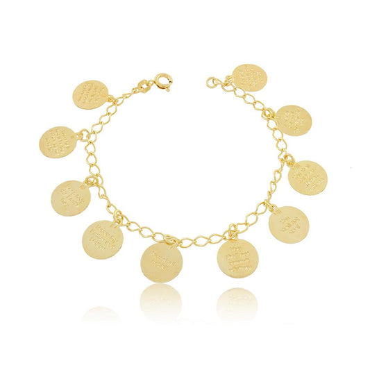 86083 Bracelet 10 COMMANDMENTS 18cm/7in