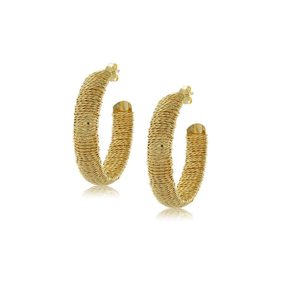 Tarnish Resistant, Nickel free and Hypoallergenic for Sensitive skin, Apparel and Accessories, Jewelry, Earrings Earring Finished in 18K Yellow Gold Women Jewelry 10737R