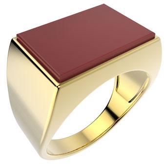 Tarnish Resistant, Nickel free and Hypoallergenic for Sensitive skin, Apparel and Accessories, Jewelry, Rings Ring Finished in 18K Yellow Gold Men Jewelry 11517 12 Black Onyx