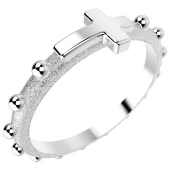 Tarnish Resistant, Nickel free and Hypoallergenic for Sensitive skin, Apparel and Accessories, Jewelry, Rings Ring 925 Sterling Silver Religious Jewelry 11687P 6