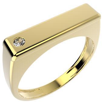 Tarnish Resistant, Nickel free and Hypoallergenic for Sensitive skin, Apparel and Accessories, Jewelry, Rings CZ Ring Finished in 18K Yellow Gold Women Jewelry 11915 6