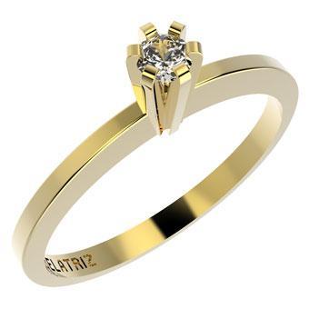 Tarnish Resistant, Nickel free and Hypoallergenic for Sensitive skin, Apparel and Accessories, Jewelry, Rings CZ Ring Finished in 18K Yellow Gold Women Jewelry 12324 6