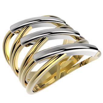 Tarnish Resistant, Nickel free and Hypoallergenic for Sensitive skin, Apparel and Accessories, Jewelry, Rings Ring Finished in 18K Yellow Gold Women Jewelry 12352 6