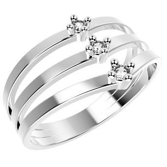 Tarnish Resistant, Nickel free and Hypoallergenic for Sensitive skin, Apparel and Accessories, Jewelry, Rings CZ Ring 925 Sterling Silver Women Jewelry 12356P Clear CZ 6