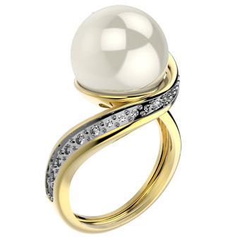 Tarnish Resistant, Nickel free and Hypoallergenic for Sensitive skin, Apparel and Accessories, Jewelry, Rings Natural Stone and Pearl Ring Finished in 18K Yellow Gold Women Jewelry 12675 Black Quartz 6