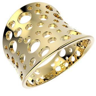 Tarnish Resistant, Nickel free and Hypoallergenic for Sensitive skin, Apparel and Accessories, Jewelry, Rings Ring Finished in 18K Yellow Gold Women Jewelry 12687 8