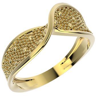 Tarnish Resistant, Nickel free and Hypoallergenic for Sensitive skin, Apparel and Accessories, Jewelry, Rings Ring Finished in 18K Yellow Gold Women Jewelry 12854 7