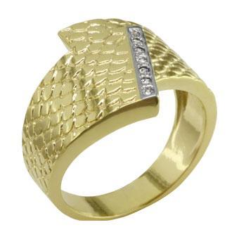 Tarnish Resistant, Nickel free and Hypoallergenic for Sensitive skin, Apparel and Accessories, Jewelry, Rings CZ Ring Finished in 18K Yellow Gold Women Jewelry 12869 6