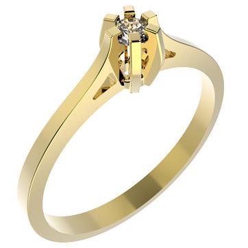 Tarnish Resistant, Nickel free and Hypoallergenic for Sensitive skin, Apparel and Accessories, Jewelry, Rings CZ Ring Finished in 18K Yellow Gold Women Jewelry 12935 6