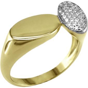 Tarnish Resistant, Nickel free and Hypoallergenic for Sensitive skin, Apparel and Accessories, Jewelry, Rings CZ Ring Finished in 18K Yellow Gold Women Jewelry 12987 6