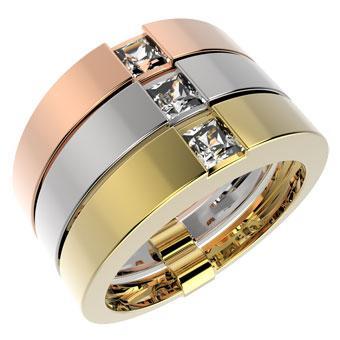 Tarnish Resistant, Nickel free and Hypoallergenic for Sensitive skin, Apparel and Accessories, Jewelry, Rings CZ Ring Finished in 18K Yellow Gold Women Jewelry 13047 Clear 6