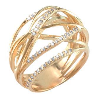 Tarnish Resistant, Nickel free and Hypoallergenic for Sensitive skin, Apparel and Accessories, Jewelry, Rings Ring Finished in 18K Rose Gold Women Jewelry 13207V 6