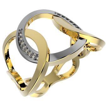 Tarnish Resistant, Nickel free and Hypoallergenic for Sensitive skin, Apparel and Accessories, Jewelry, Rings CZ Ring Finished in 18K Yellow Gold Women Jewelry 13799 Clear 6