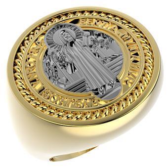 Tarnish Resistant, Nickel free and Hypoallergenic for Sensitive skin, Apparel and Accessories, Jewelry, Rings Ring Finished in 18K Yellow Gold Religious Jewelry 13914 6