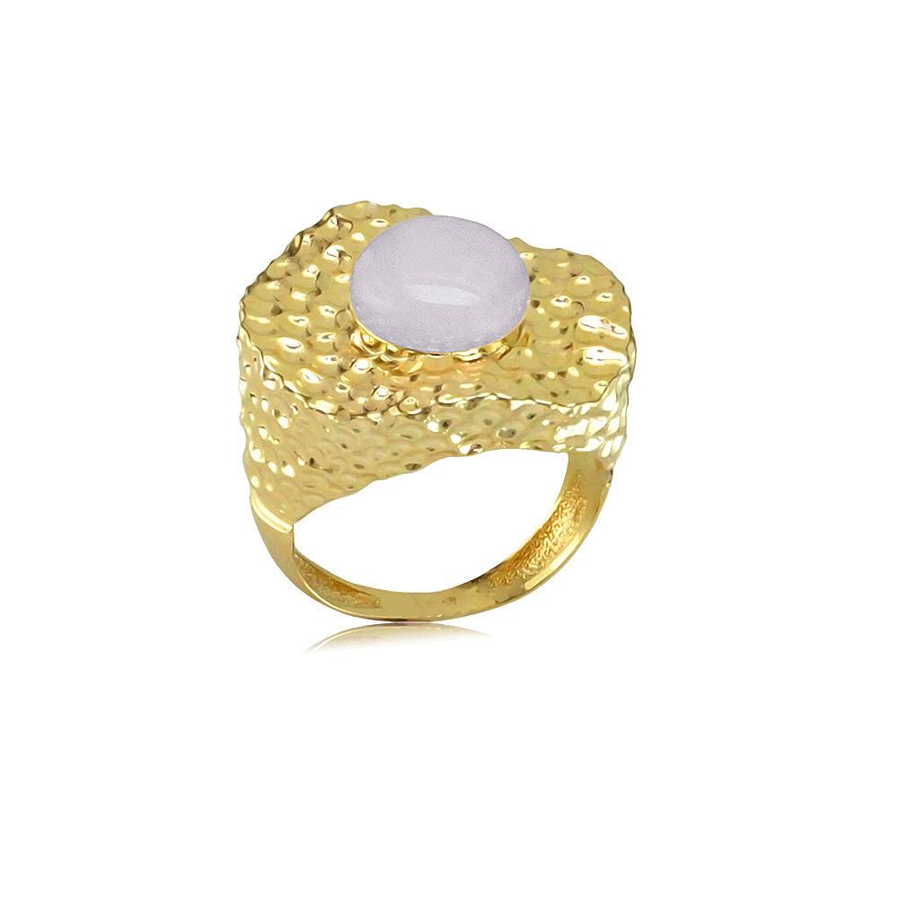 Ring Finished in 18K Yellow Gold Women Jewelry 13996