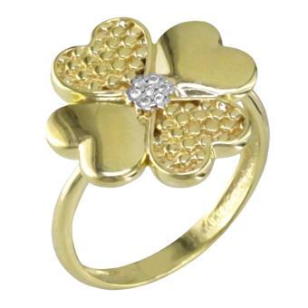 Tarnish Resistant, Nickel free and Hypoallergenic for Sensitive skin, Apparel and Accessories, Jewelry, Rings CZ Ring Finished in 18K Yellow Gold Women Jewelry 13998 6