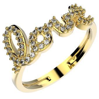 Tarnish Resistant, Nickel free and Hypoallergenic for Sensitive skin, Apparel and Accessories, Jewelry, Rings CZ Ring Finished in 18K Yellow Gold Women Jewelry 14086 Clear 6