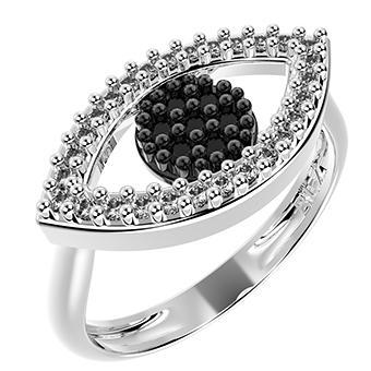 Tarnish Resistant, Nickel free and Hypoallergenic for Sensitive skin,   Black/Clear CZ 8