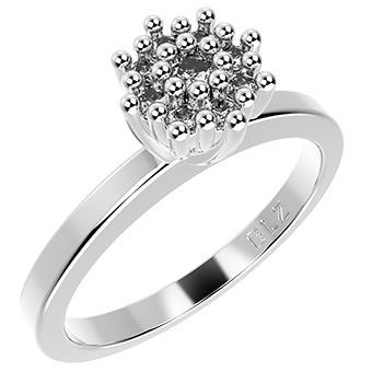 Tarnish Resistant, Nickel free and Hypoallergenic for Sensitive skin, Apparel and Accessories, Jewelry, Rings CZ Ring 925 Sterling Silver Women Jewelry 14276P Clear CZ 6