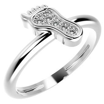 Tarnish Resistant, Nickel free and Hypoallergenic for Sensitive skin, Apparel and Accessories, Jewelry, Rings CZ Ring 925 Sterling Silver Women Jewelry 19048P Clear CZ 3