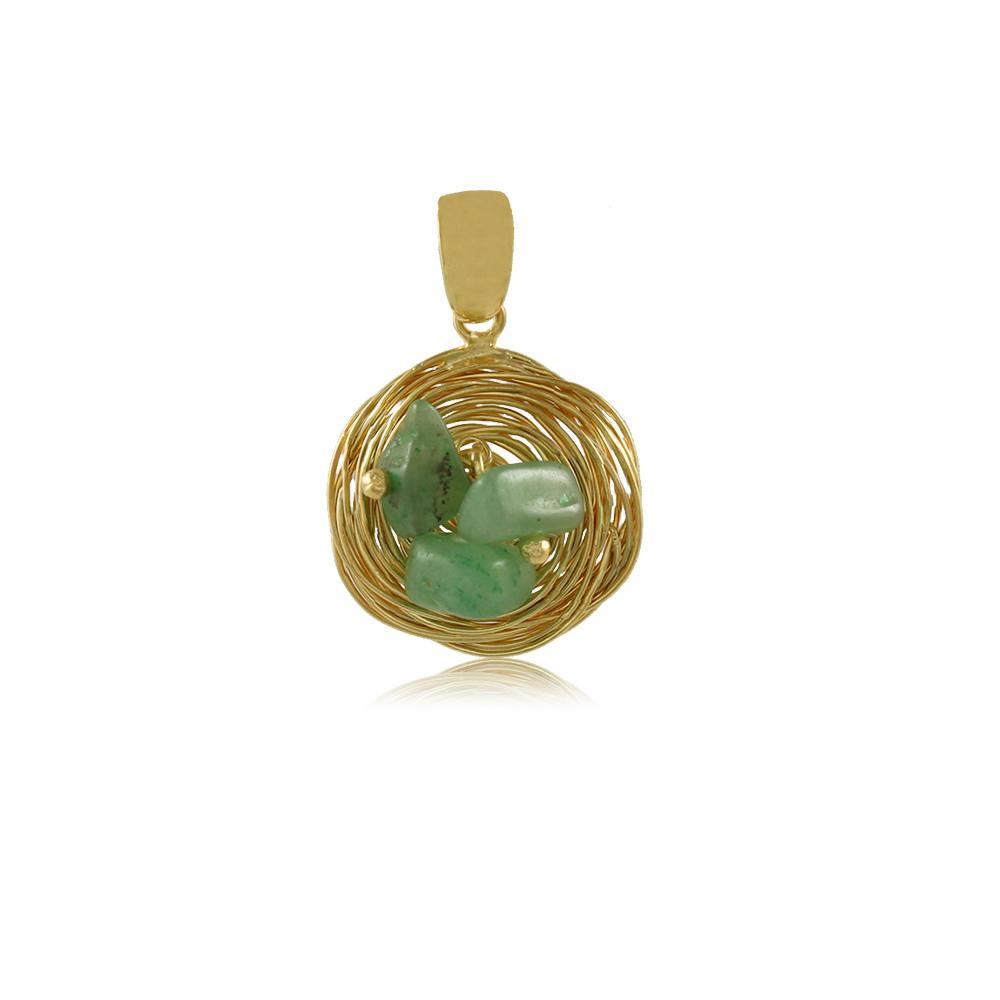 Tarnish Resistant, Nickel free and Hypoallergenic for Sensitive skin, Apparel and Accessories, Jewelry, Charms and Pendants Pendant Finished in 18K Yellow Gold Women Jewelry 20058R