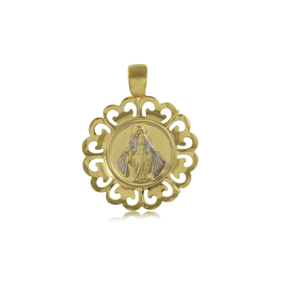 Tarnish Resistant, Nickel free and Hypoallergenic for Sensitive skin, Apparel and Accessories, Jewelry, Charms and Pendants Pendant Finished in 18K Yellow Gold Religious Jewelry 20196R