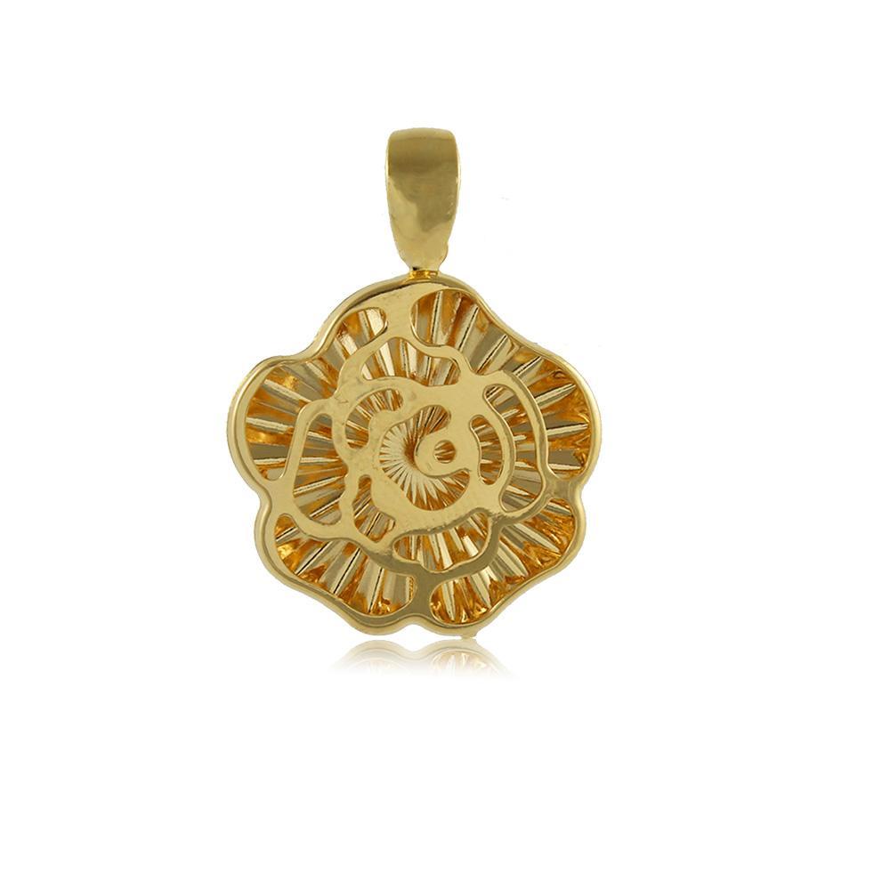 Tarnish Resistant, Nickel free and Hypoallergenic for Sensitive skin, Apparel and Accessories, Jewelry, Charms and Pendants Pendant Finished in 18K Yellow Gold Women Jewelry 20197R