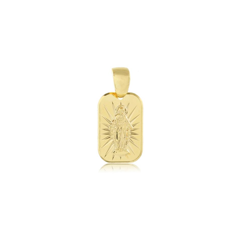 Tarnish Resistant, Nickel free and Hypoallergenic for Sensitive skin, Apparel and Accessories, Jewelry, Charms and Pendants Pendant Finished in 18K Yellow Gold Religious Jewelry 20212R