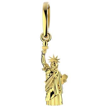 Tarnish Resistant, Nickel free and Hypoallergenic for Sensitive skin, Apparel and Accessories, Jewelry, Charms and Pendants Pendant Finished in 18K Yellow Gold Women Jewelry 22666