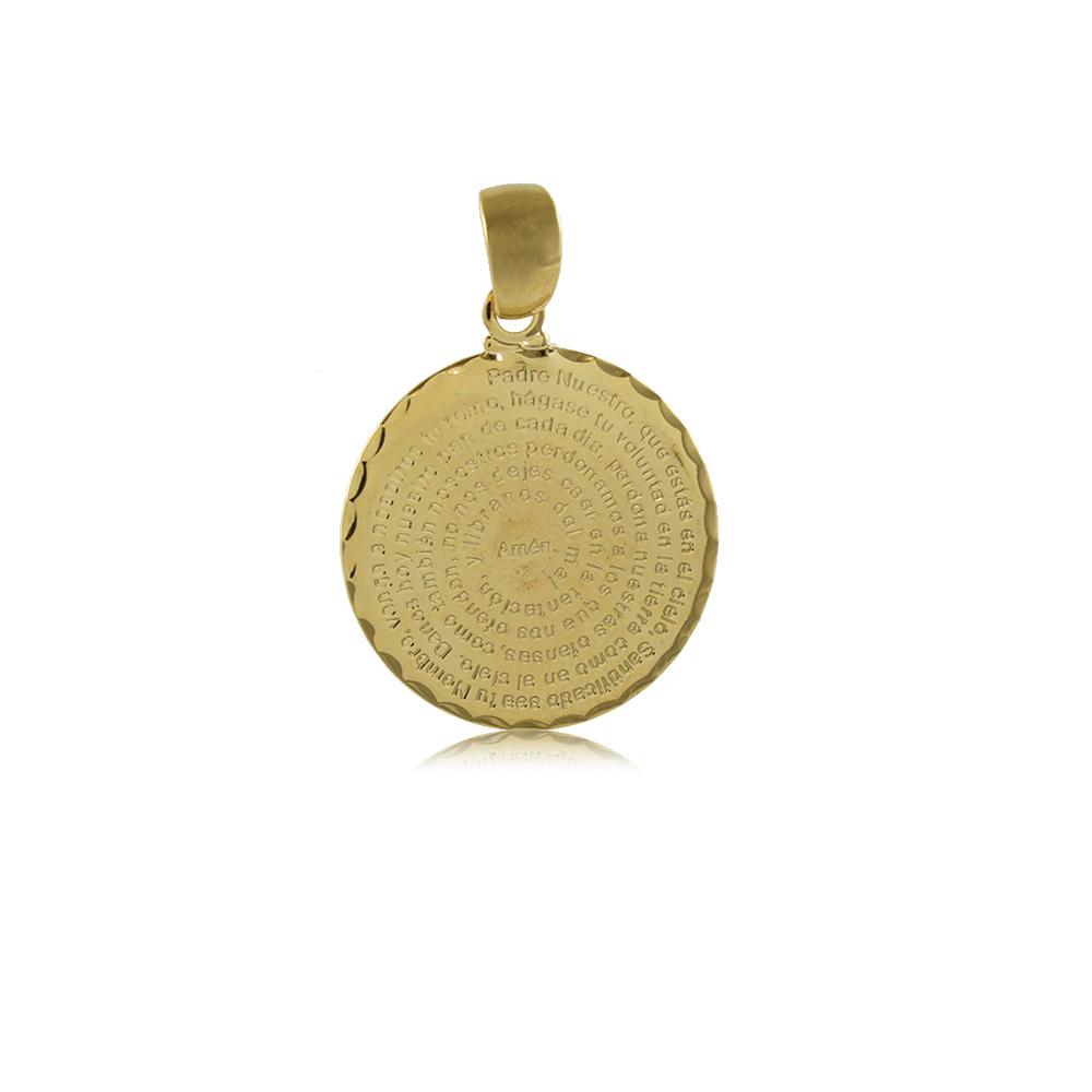 Tarnish Resistant, Nickel free and Hypoallergenic for Sensitive skin, Apparel and Accessories, Jewelry, Charms and Pendants Pendant Finished in 18K Yellow Gold Religious Jewelry 26128 English