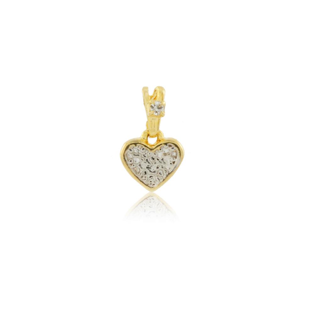 Tarnish Resistant, Nickel free and Hypoallergenic for Sensitive skin, Apparel and Accessories, Jewelry, Charms and Pendants Heart Pendant Finished in 18K Yellow Gold Women Jewelry 26171