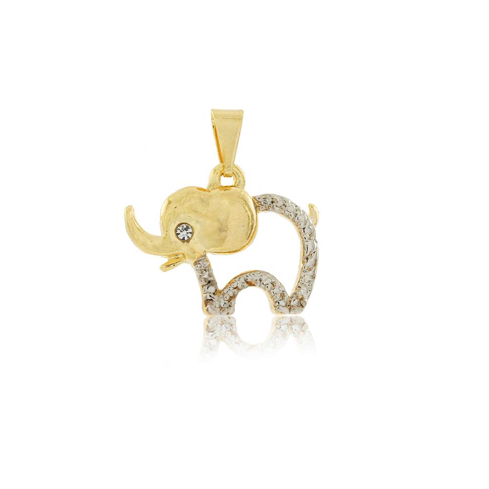 Tarnish Resistant, Nickel free and Hypoallergenic for Sensitive skin, Apparel and Accessories, Jewelry, Charms and Pendants Elephant Pendant Finished in 18K Yellow Gold Women Jewelry 26190