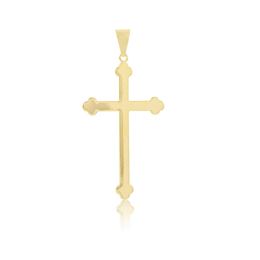 Tarnish Resistant, Nickel free and Hypoallergenic for Sensitive skin, Apparel and Accessories, Jewelry, Charms and Pendants Pendant Finished in 18K Yellow Gold Religious Jewelry 26213